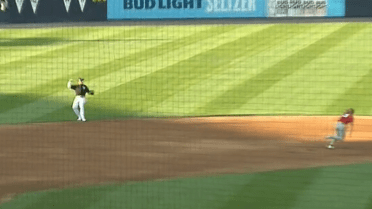RailRiders middle infield turns slick double play