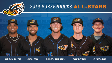 Five RubberDucks named to Eastern League All-Star Team