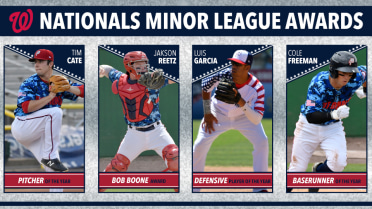 Potomac Nationals Players Recognized in 2019 Minor League Awards