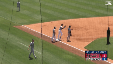Mitchell motors around for a triple for Shuckers