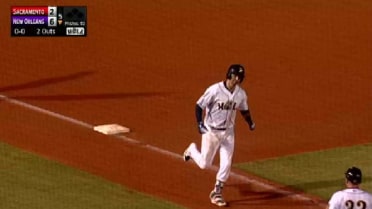 New Orleans' Vann Slyke knocks three-run homer