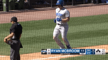 McBroom blasts three homers for Omaha