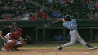 Hickory's Thompson hits solo homer