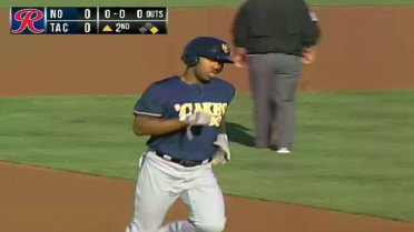 New Orleans' Sierra hits two-run homer