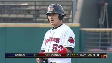 Park doubles in run for Red Wings