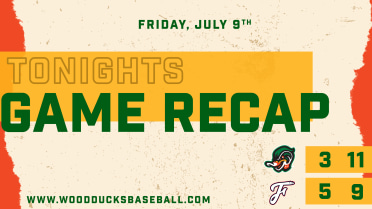 Wood Ducks Split Doubleheader Thanks to Late Rally