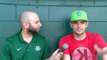 Tortugas broadcaster Justin Rocke chats with Reds 2B