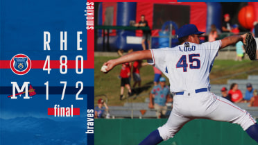 Smokies Pitching Staff Strikes Out 15 Braves in Win
