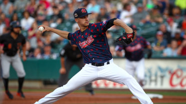 Johnson makes Triple-A debut in front of sold-out crowd