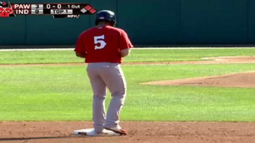 Meneses doubles in two for PawSox