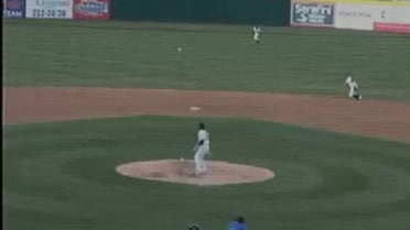 Akron's Paulino drives in one