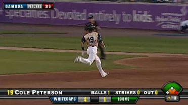 Peterson motors around for a triple for Whitecaps