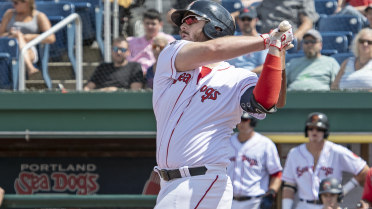 2019 Portland Sea Dogs Brett Netzer RC Rookie Boston Red Sox 