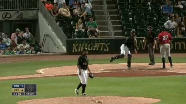 Knights' Lopez notches 11th strikeout
