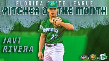 Tortugas' Javi Rivera named Florida State League Pitcher of the Month for June