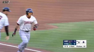 Melvin Novoa gets his second homer of the year