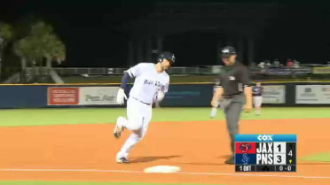 Jagielo drills solo shot for Blue Wahoos