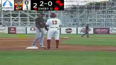 Altoona's Escobar lines two-run triple to right