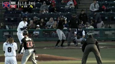 Anthony Bemboom doubles in two runs for Albuquerque