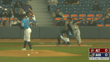 Gonzales homers on first pitch of the game