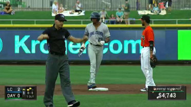 Captains' Benson thumps RBI double