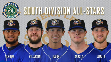 Five Shuckers named South Division All Stars