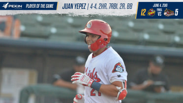 Yepez Returns to Chiefs with Two Homers, Seven RBI