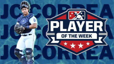 JC Correa Takes Home South Atlantic League Player of the Week