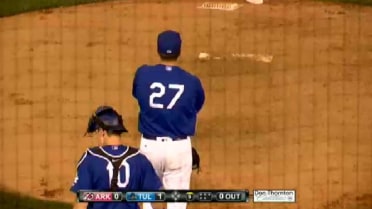 Sborz strikes out side in 9th for Tulsa