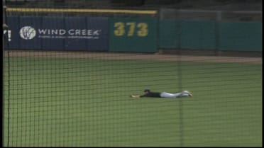 Rutherford sprawls out for catch