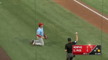 Memphis' Diaz makes a sliding catch
