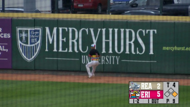 Erie's Hill assists double play