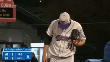 Winston-Salem's Dunning whiffs his eighth batter