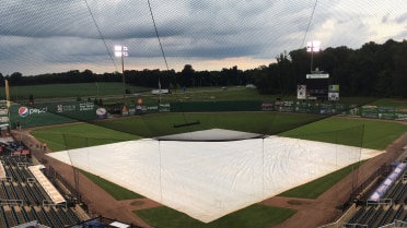 Generals and Smokies suspended by rain after three innings Tuesday