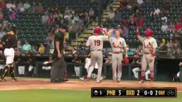 Carlson smacks a three-run shot for Palm Beach