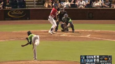 Gwinnett's Toussaint notches eighth strikeout
