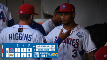 Smokies Fall in 1-0 Pitchers Duel