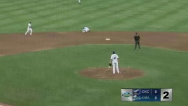 Storm Chasers' Lopez makes nice play up the middle