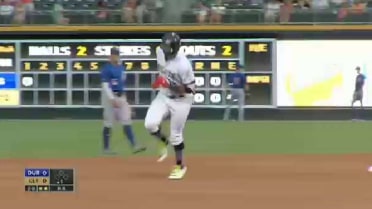 Charlotte's Jimenez clubs his 12th Triple-A homer