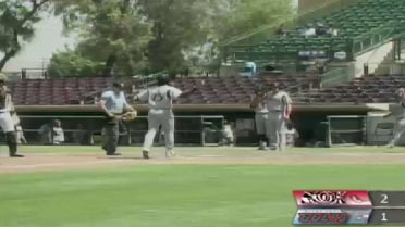 Lake Elsinore's Moreno hits a two-run homer