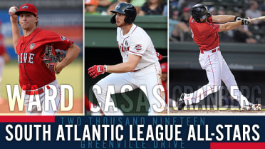 Three Drive Players Tabbed for South Atlantic League All-Star Game