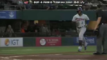 Bisons' Hernandez clears the fences