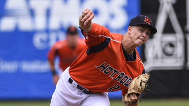 Sampen, Hot Rods Gut Out 3-2 Win on Wednesday