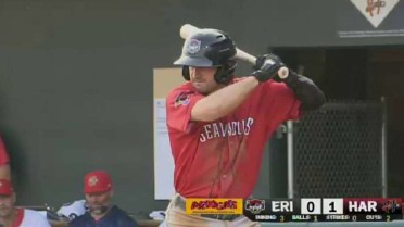 Erie's Maddox ties the game with a homer