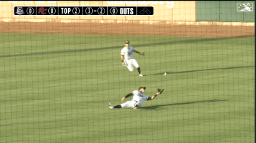 Robinson makes circus catch on liner