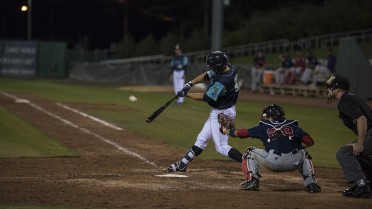Andrew Calica Homers in 7-3 Loss