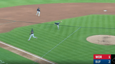 Williams' barehanded play for WooSox