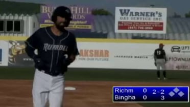 Binghamton's Wong slugs a solo home run