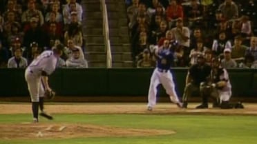 Isotopes' Gwynn goes deep against the Storm Chasers