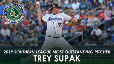 Trey Supak Named Southern League's Most Outstanding Pitcher
